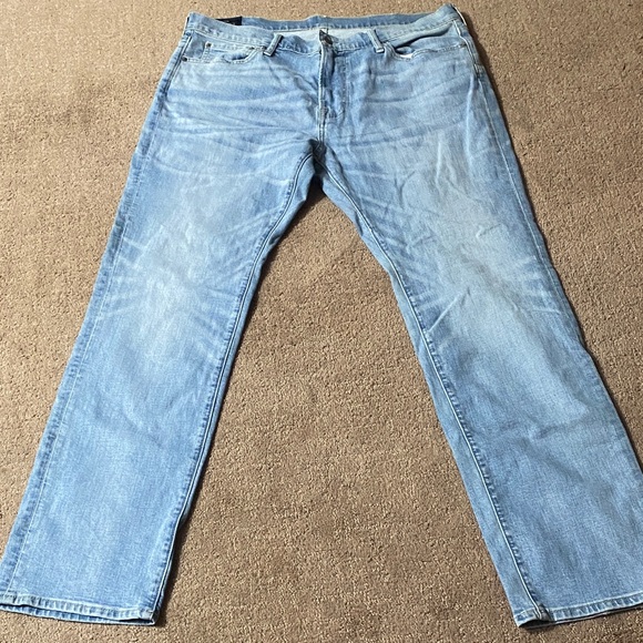 Abercrombie & Fitch Other - Abercrombie & Fitch Light Blue Stretch Size 36X32 Straight Leg Jeans